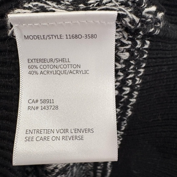 Tribal Multicolor Cowl Neck Sweater - Picture 4 of 6